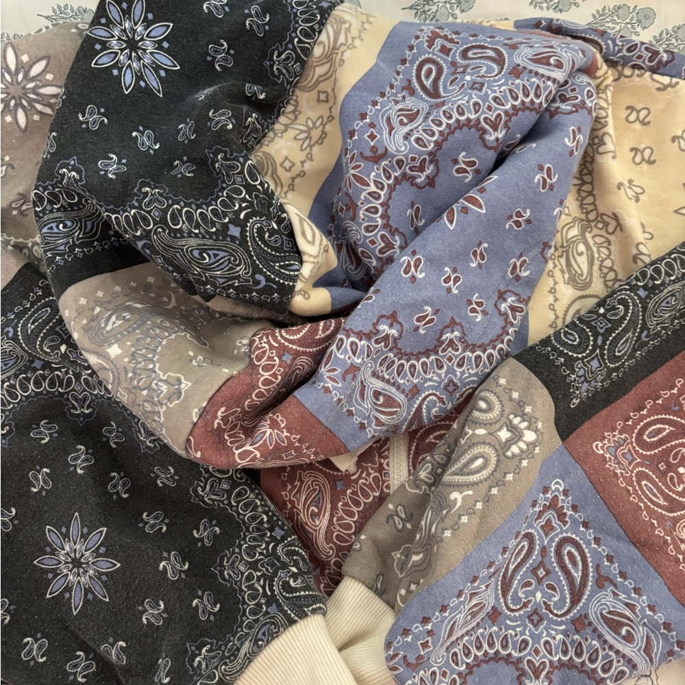 Forever 21 Multicolor Patchwork Hoodie - image 2